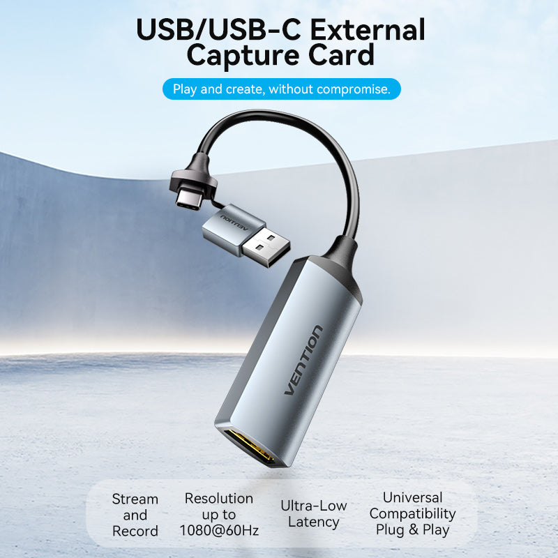 Vention ACWHA Converter USB-C to HDMI Video Capture Card