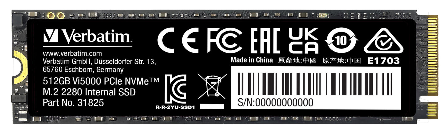 Verbatim SSD NVME M2 Gen4 512GB VI5000