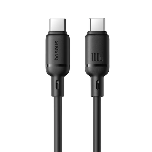 Baseus Cable USB-C to USB-C Silky Series 1.0m 100W Black