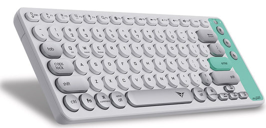 Alcatroz Jellybean AirDock 2 Wireless 2.4G+BT Keyboard Winter White