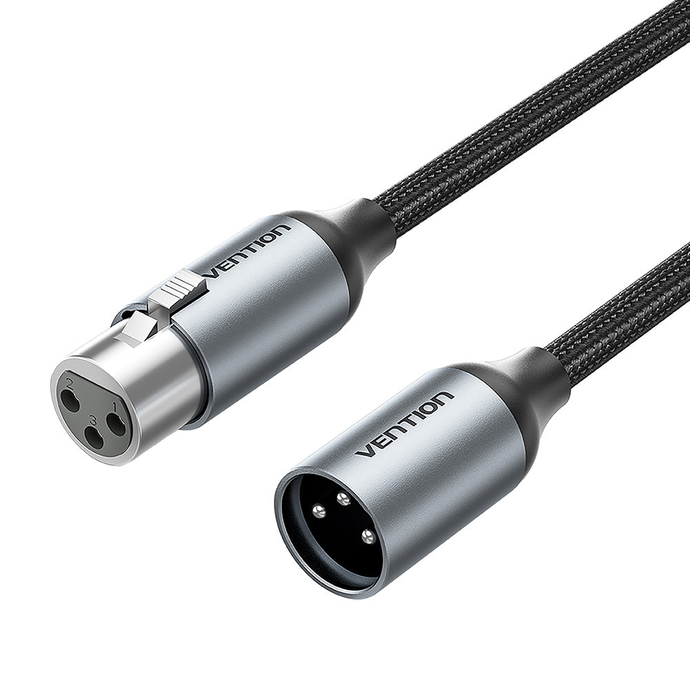 Vention BKHHI AUDIO XLR M-F Cable Braided-Metal 3.0m