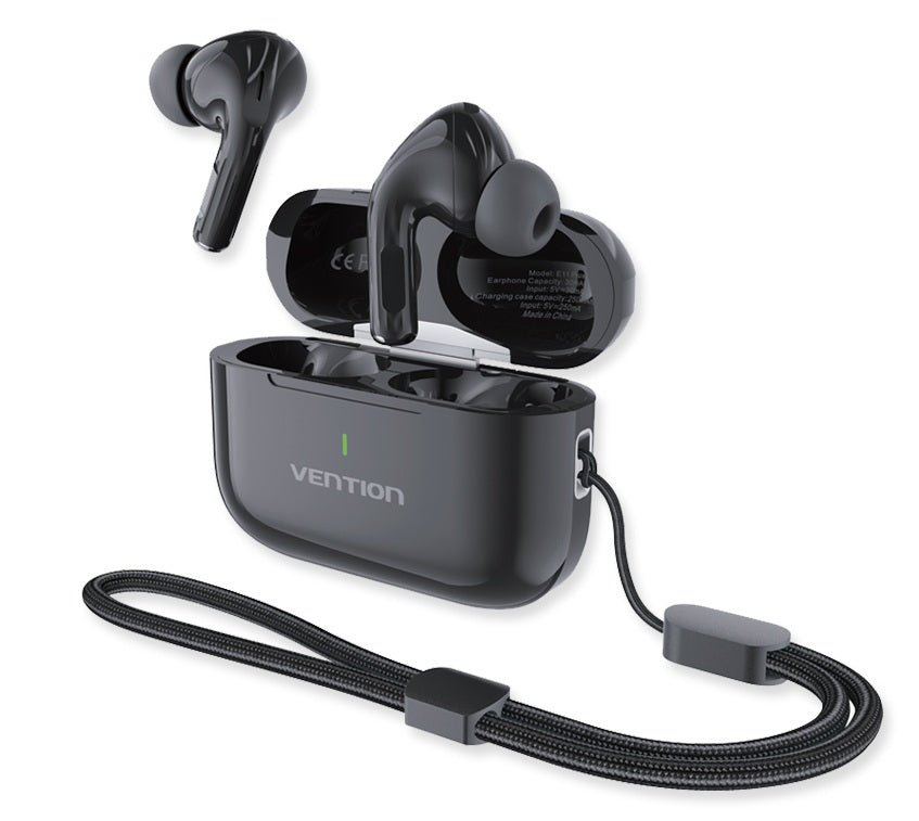 Vention NBVB0-Plus Earphones BT TWS InEar ECHO LITE E11 Plus Black