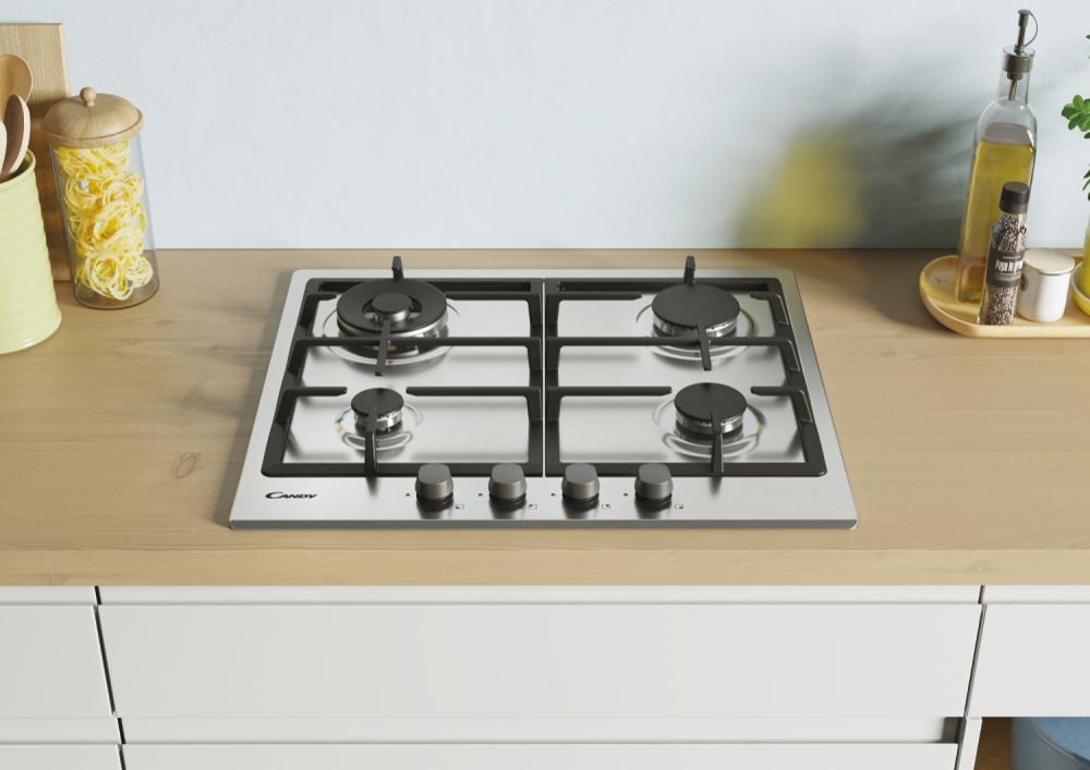 CANDY CHG6BR4WXISR Gas Hobs 4 Zones Inox