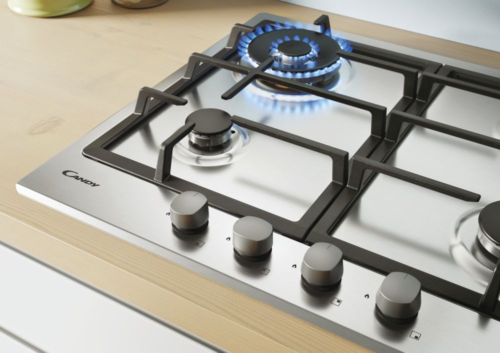 CANDY CHG6BR4WXISR Gas Hobs 4 Zones Inox
