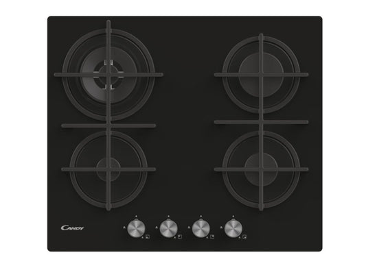 CANDY CVG6BR4WPB Gas Hobs 4 Zones Black