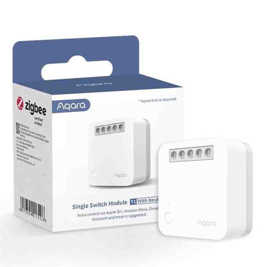 WHITE AQARA SSM-U01 SINGLE SWITCH MODULE T1 (WITH NEUTRAL)