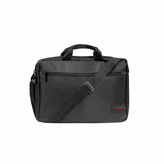 PROMATE, GEAR-MB.BLACK 15.6″ MESSENGER LAPTOP BAG PREMIUM LIGHTWEIGHT W/FRONT STORAGE ZIPPER
