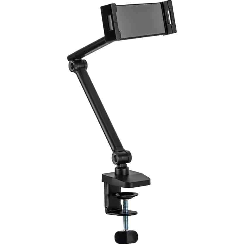 INLINE 55721S TABLE HOLDER WITH TABLE CLAMP, UP TO 12.9”, BLACK