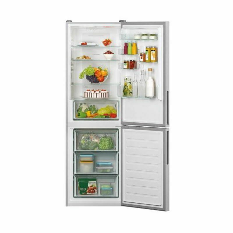 Candy CCE3T618FS Fridge Freezer 342lt Total NoFrost H185xW59.5xD65.8cm. Inox