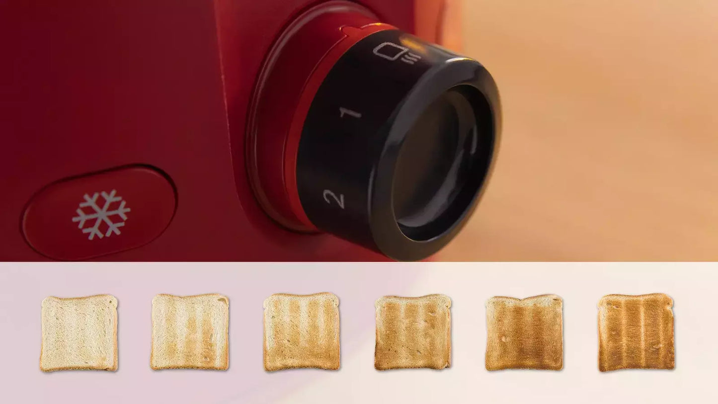 BOSCH TAT2M124 Compact Toaster MyMoment Red