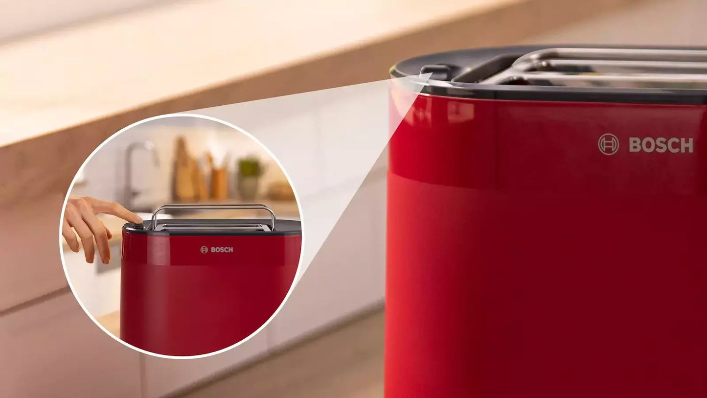 BOSCH TAT2M124 Compact Toaster MyMoment Red