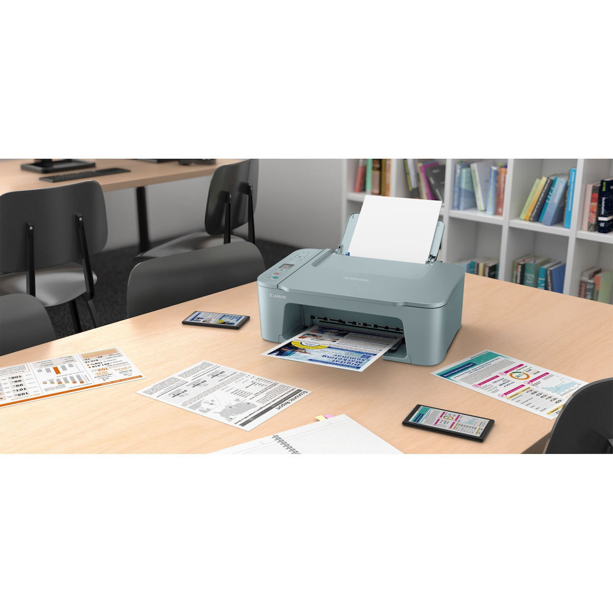Canon Pixma TS3752i Color Inkjet Multifunction Printer with WiFi and Mobile Print 6671C056