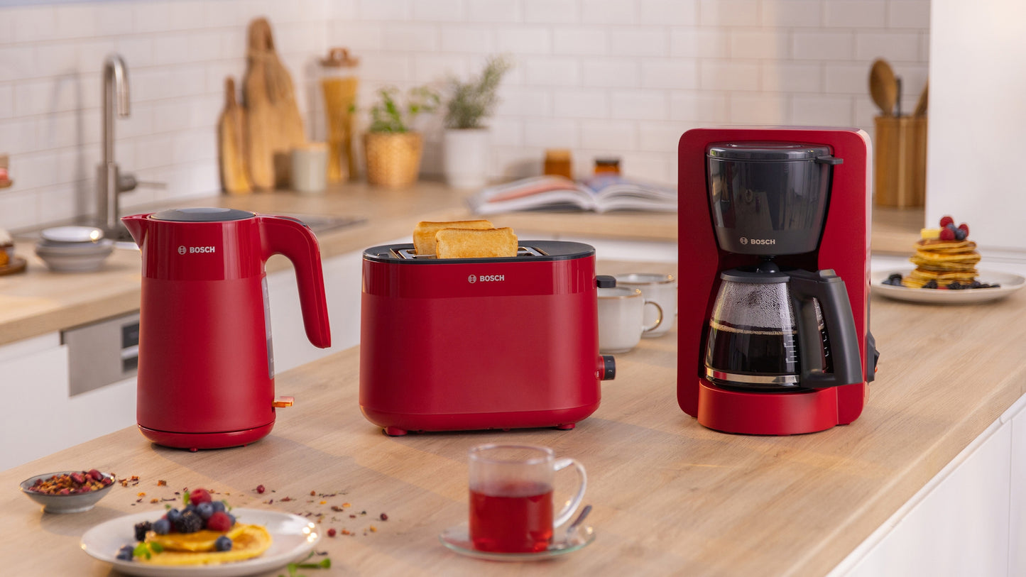 BOSCH TAT2M124 Compact Toaster MyMoment Red