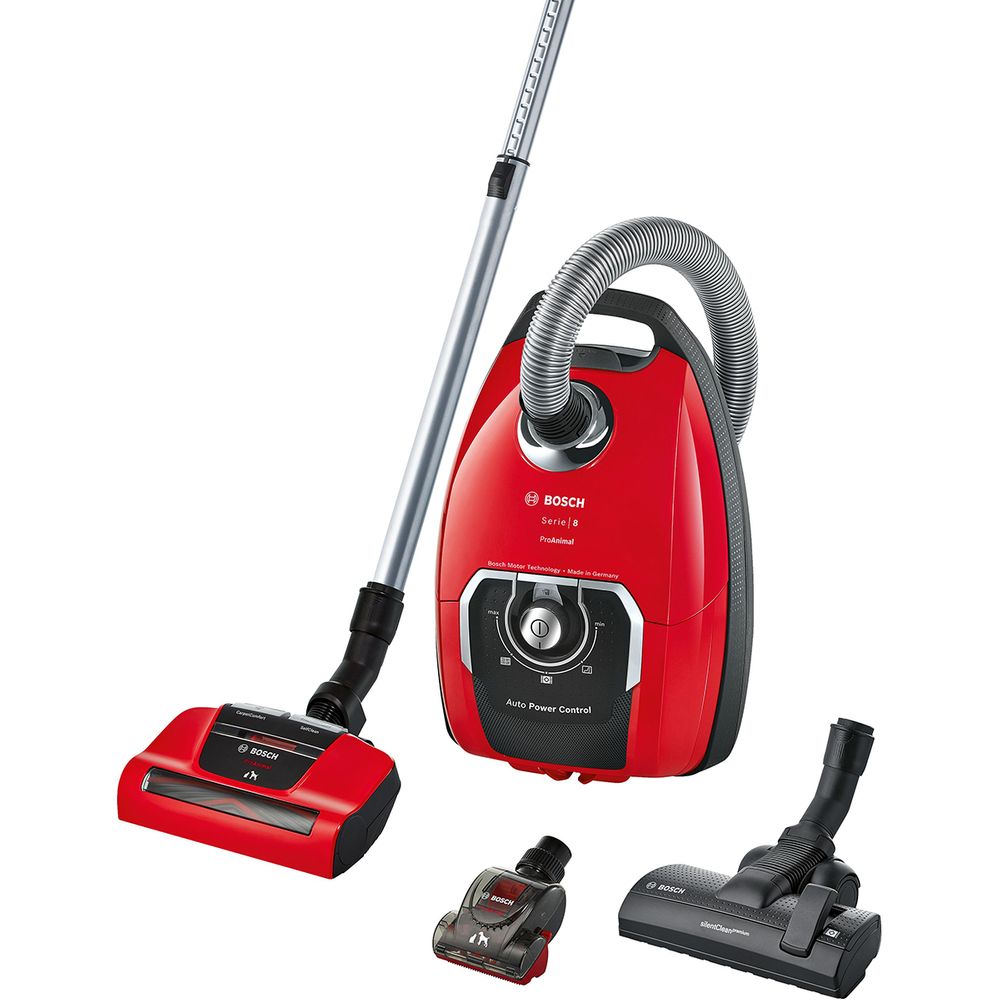 Bosch BGL8PET2 Bagged Vacuum Cleaner 650W 5lt Red