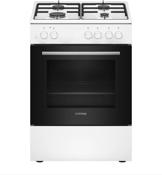 Pitsos PAF003D20 Gas Cooker Kitchen White