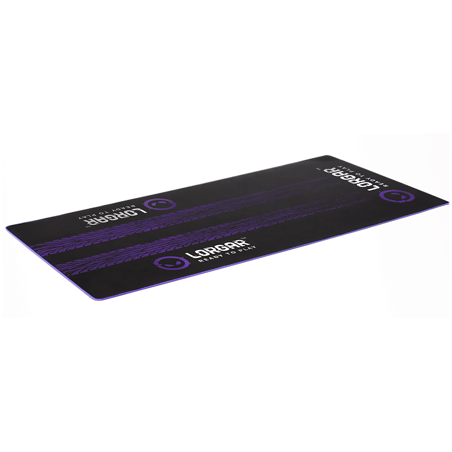 LORGAR RX1FM Sim Racing Floor Mat Advanced Stitched edge Black/purple