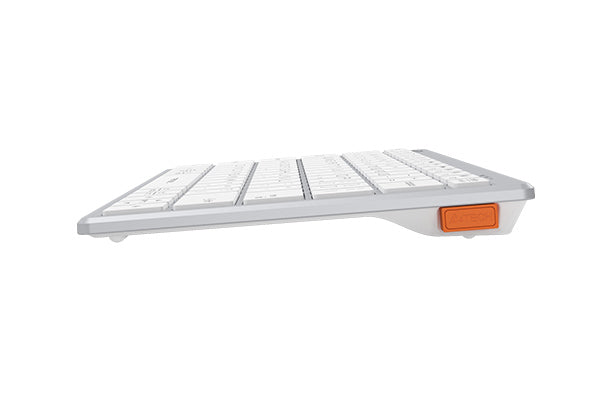 A4TECH, FBX51C WHITE KEYBOARD FSTYLER COMPACT DUAL MODE BT/WIRELESS 2.4G