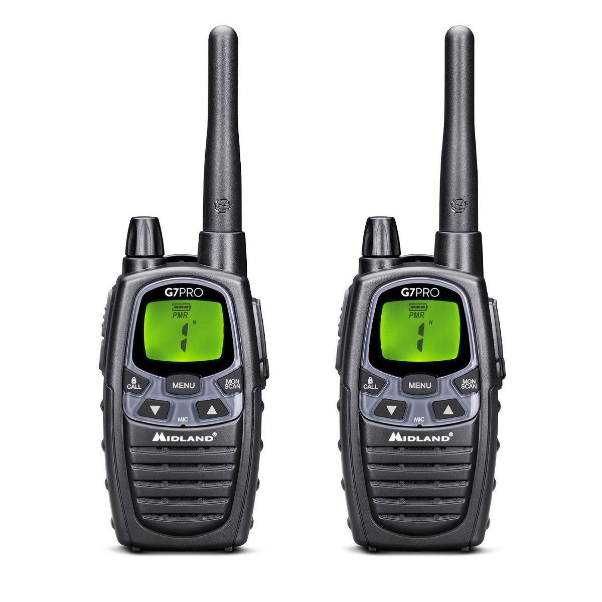 Midland G7 Pro Work Edition PMR Radio Valibox includes 2x Earphones & Carry Case
