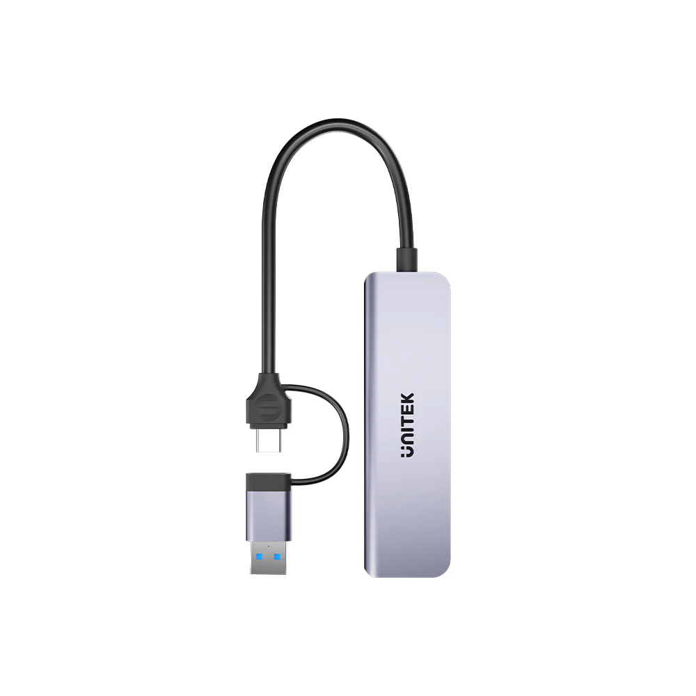 Unitek H1320A USB-C Hub 3xUSBA SD/Micro SD Card Reader