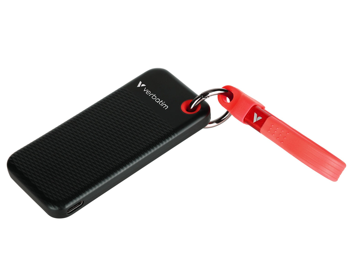 Verbatim SSD Portable Pocket Keyring 3.2 Gen2 1TB Black/Red
