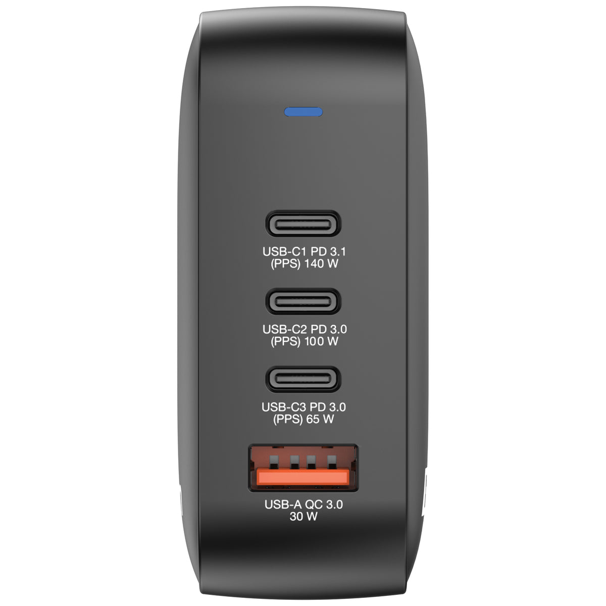 Verbatim GNC-140 Charger Wall 165W Mini GaN 3xUSBC 1xUSBA