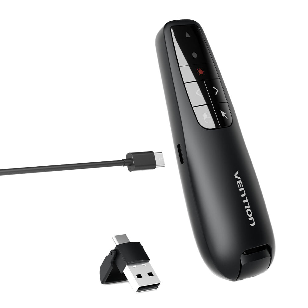 Vention KQPB0 Wireless Presenter Red Laser Pointer & Air Mouse Rechargeable