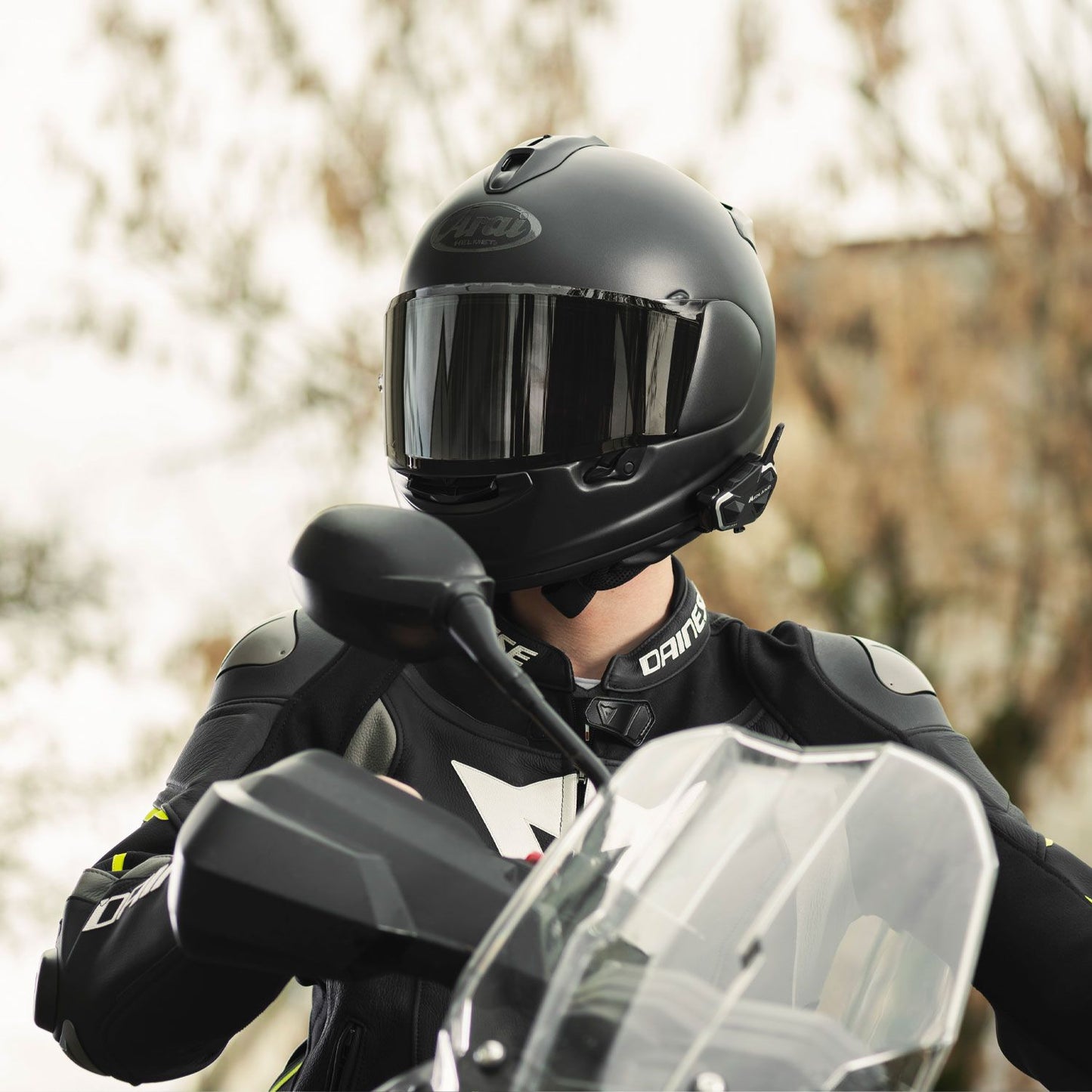 Midland Moto Intercom R1 Mesh Hybrid BT & Mesh Helmet Headset (single)