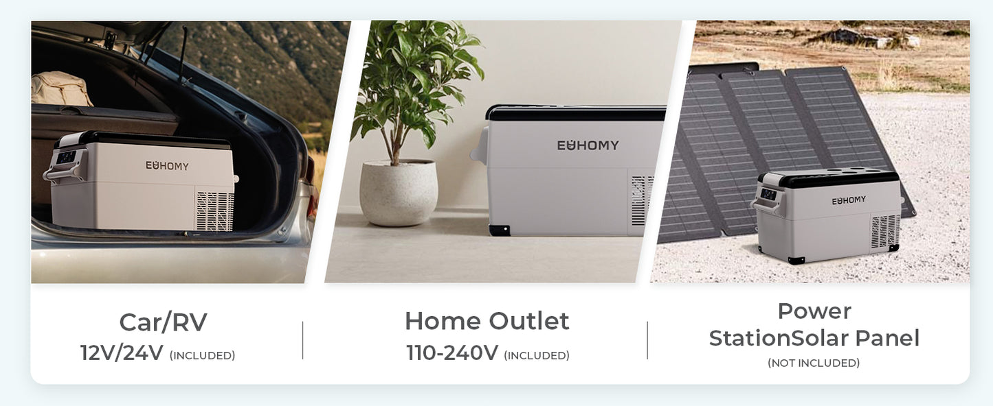 Euhomy CF001-35GR Electric Cooler APP Control 35L Black/Grey