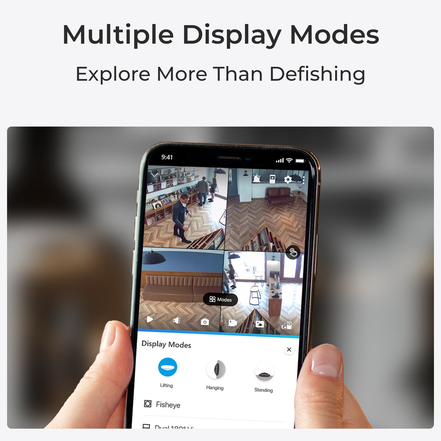 Reolink W520 WIFI Indoor Panoramic 6MP Fisheye Camera (FE-W)