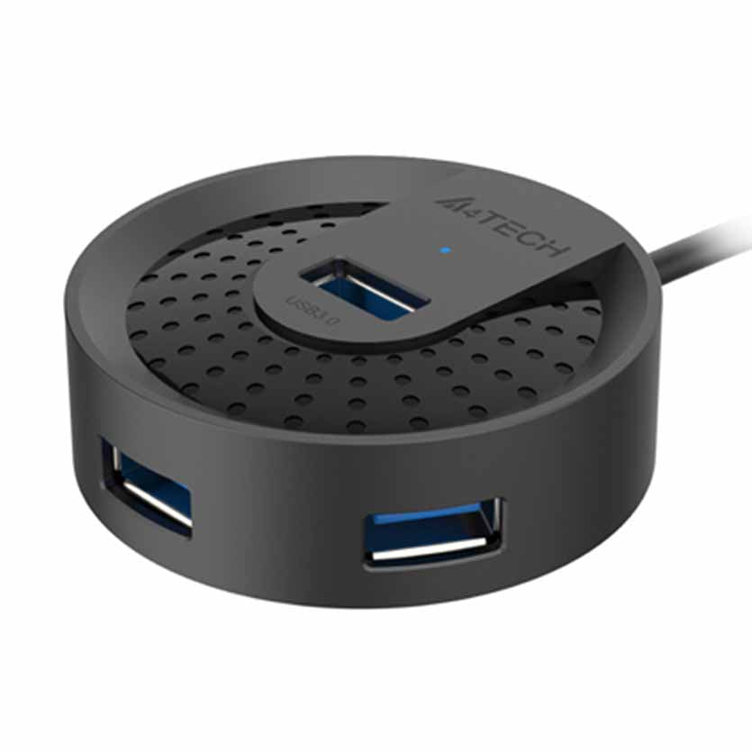 A4 TECH, HUB-30C USB 3.0 4-PORT HUB BLACK