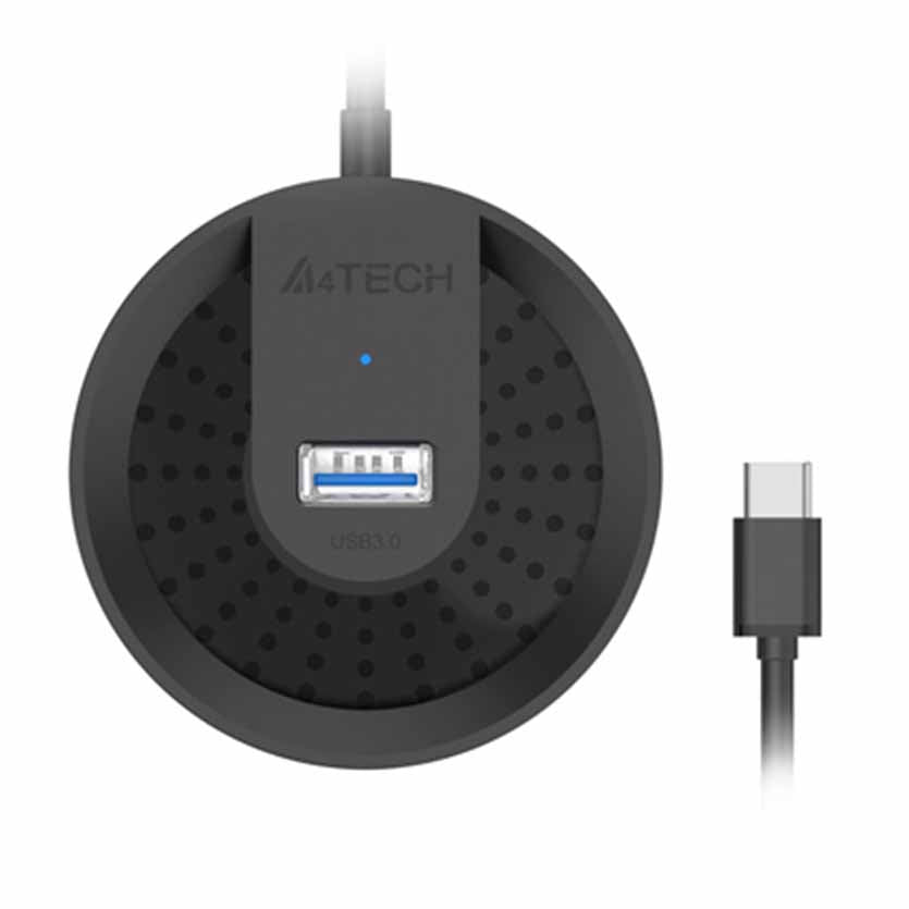 A4 TECH, HUB-30C USB 3.0 4-PORT HUB BLACK