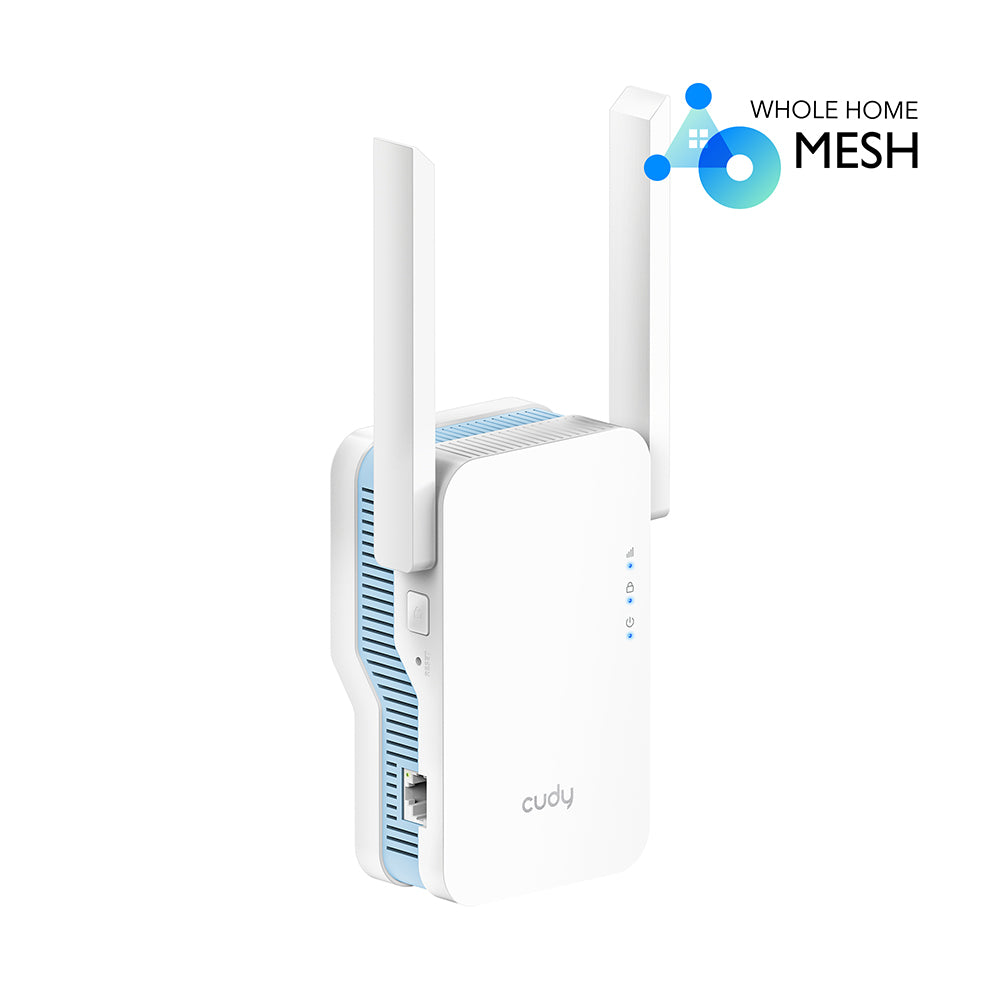 Cudy AC1200 Dual Band Wi-Fi Range Extender Mesh RE1200 UK Plug
