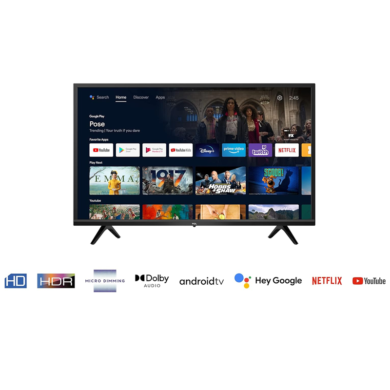 TCL 32S5200K 32″ LED SMART ANDROID TV