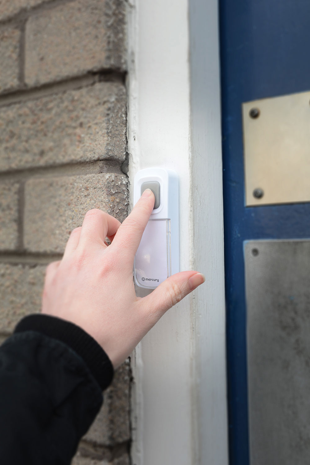 Mercury 350.295UK Wireless W/Proof Doorbell with Portable Chime