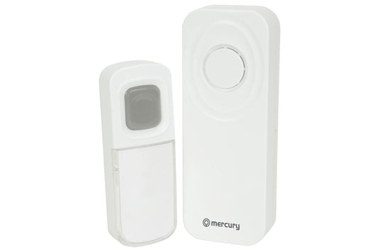 Mercury 350.295UK Wireless W/Proof Doorbell with Portable Chime