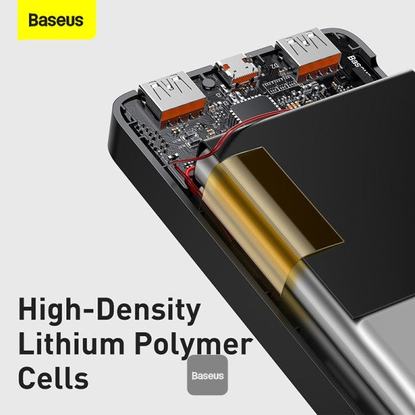 Baseus Powerbank 20W 30000mAh Bipow Black