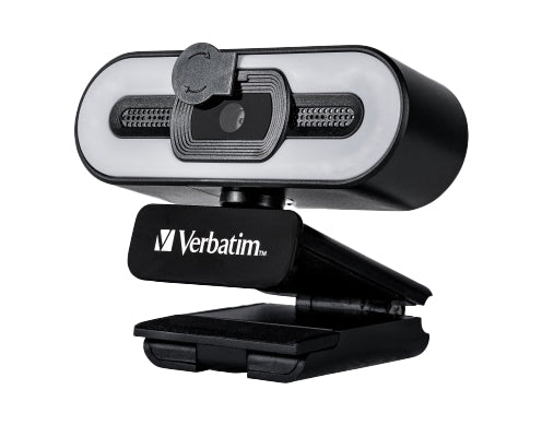 Verbatim AWC-02 Webcam Full HD Autofocus with Microphone & Light