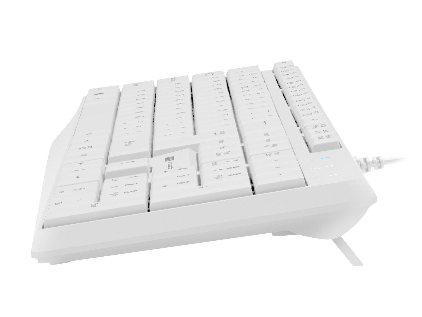 Natec NAUTILUS Wired Keyboard White