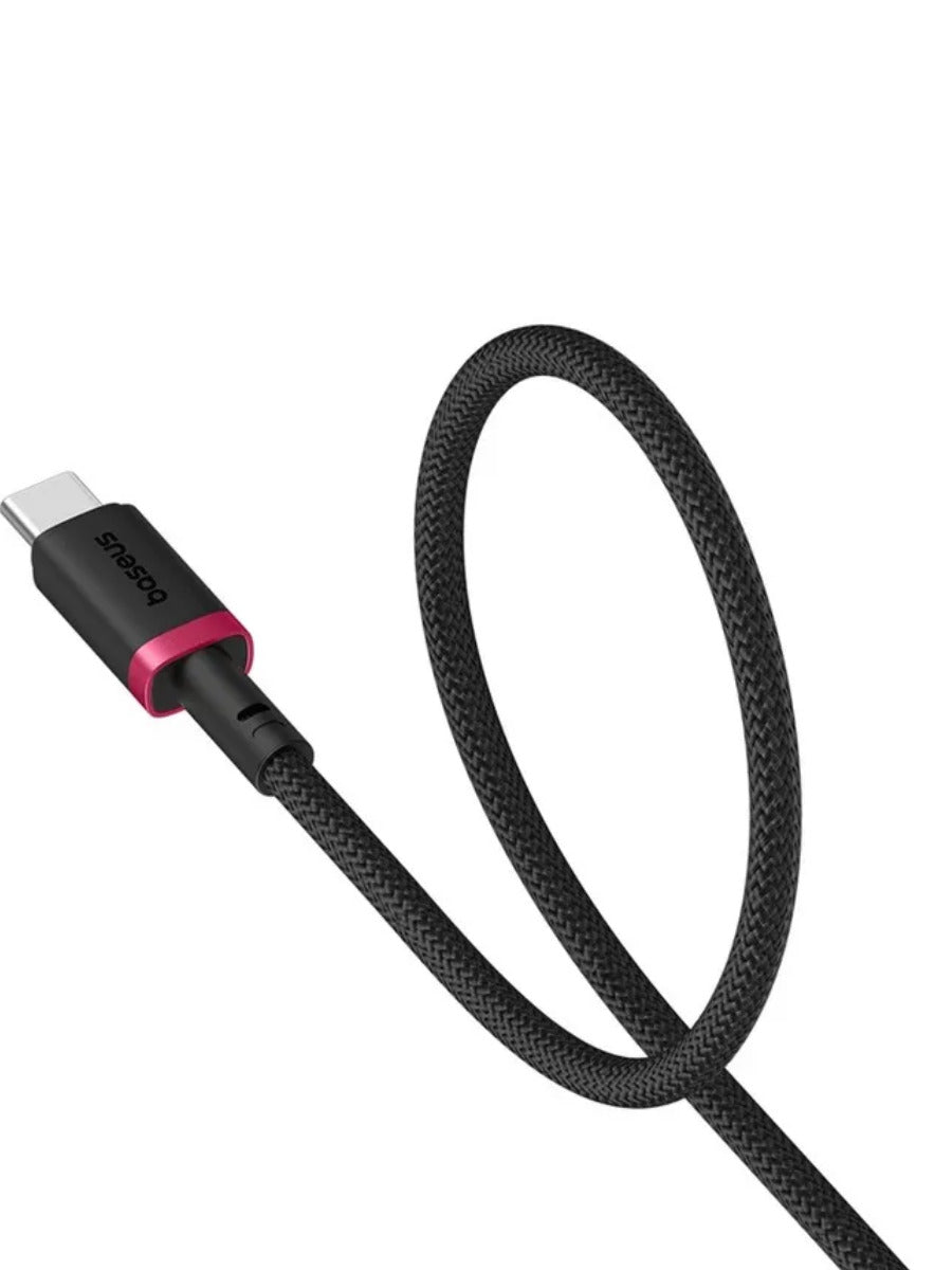 Baseus Cable USB-C to USB-A Dura Series Braided 1.0m Black+Red