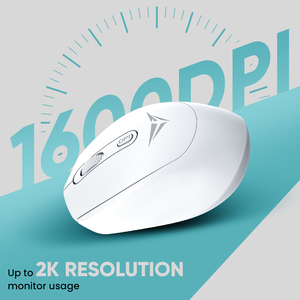 Alcatroz Keyboard & Mouse Wireless Xplorer AIR 3300 White