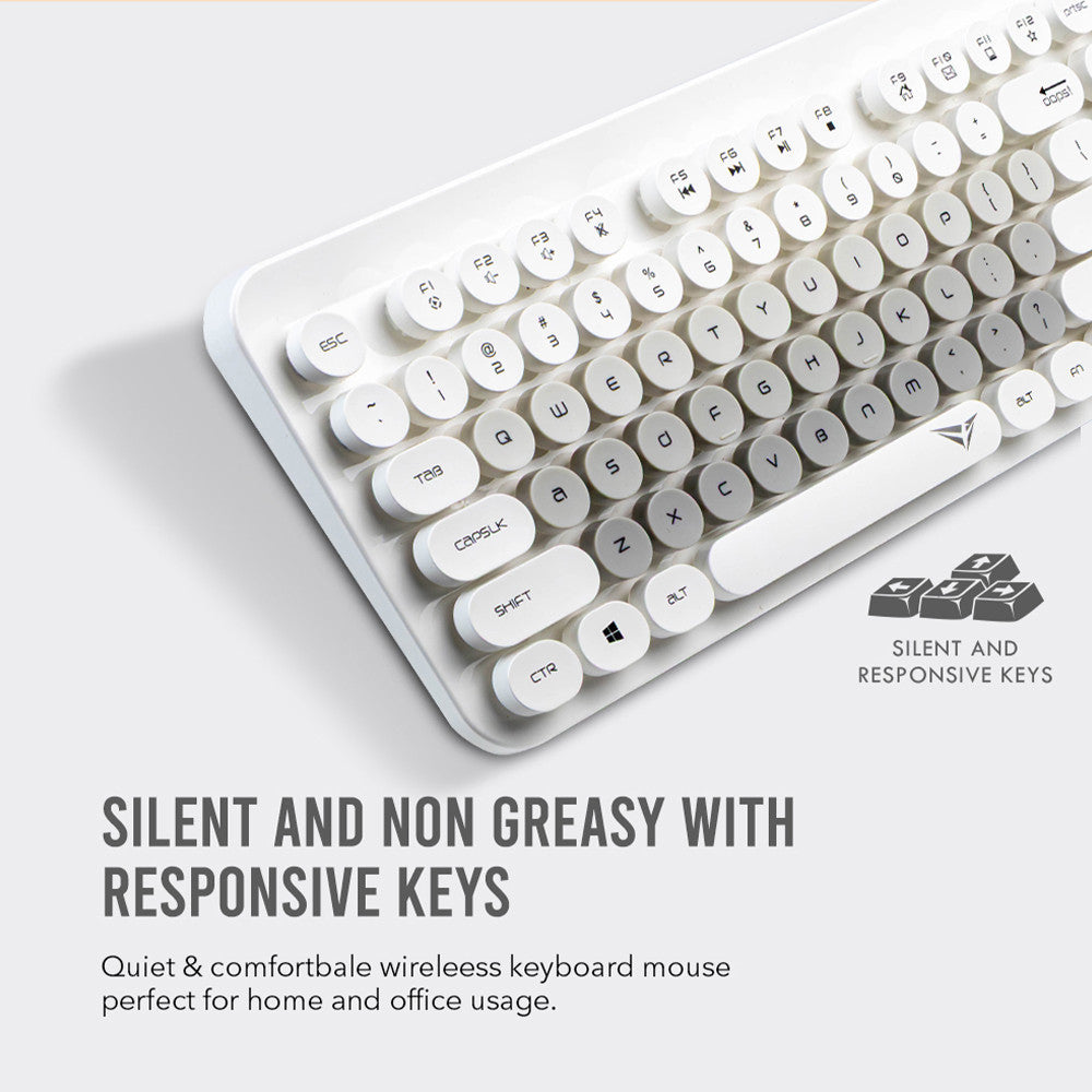 Alcatroz Keyboard & Mouse Wireless 2.4GHz Jellybean A5000 Mist