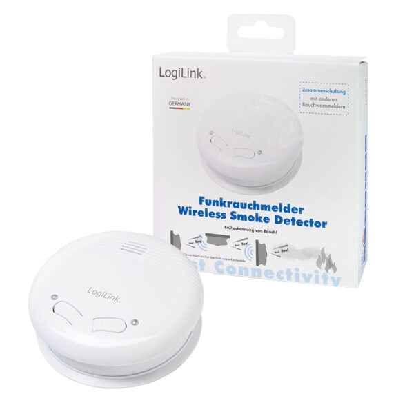 LOGILINK SC0014 SMOKE DETECTOR WIRELESS 433MHZ