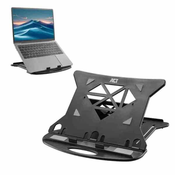 AC8150 FOLDABLE LAPTOP STAND W/7 ADJUSTABLE HEIGHTS, ACT