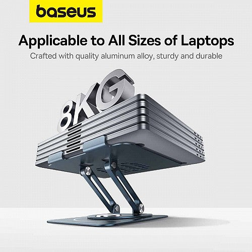Baseus UltraStable Pro Series Rotatable and Foldable Laptop Stand Space Grey