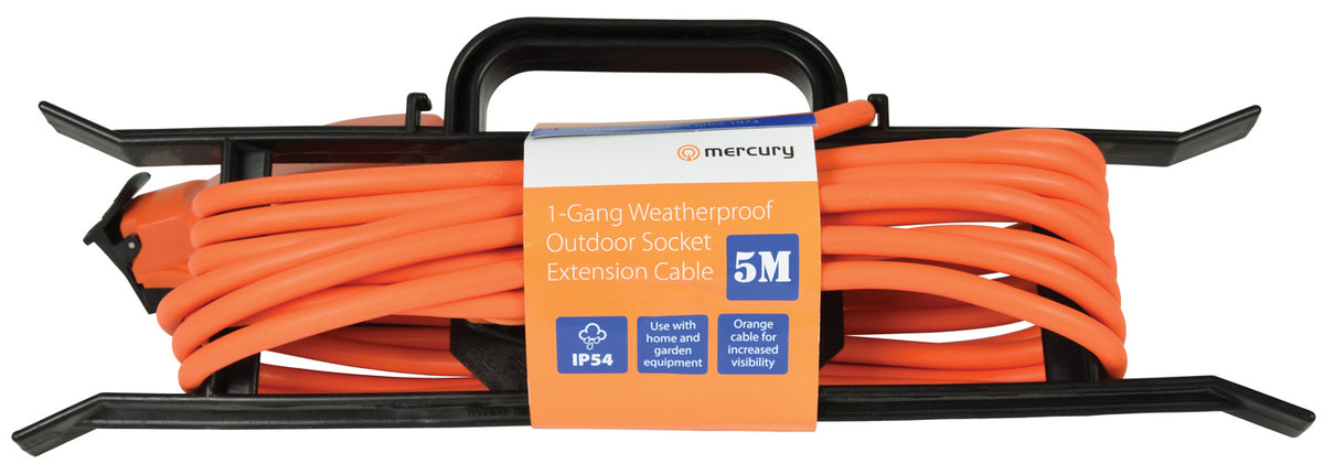 Mercury 1-Gang W/p Extension Cable 5.0m 429.867UK