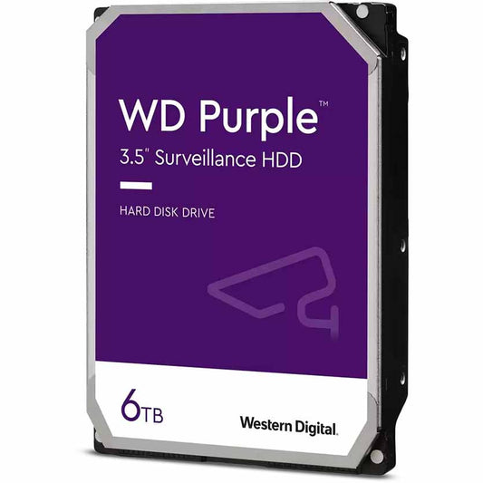 Western Digital WD64PURZ PURPLE 3.5'' DVR HDD 6TB 256MB