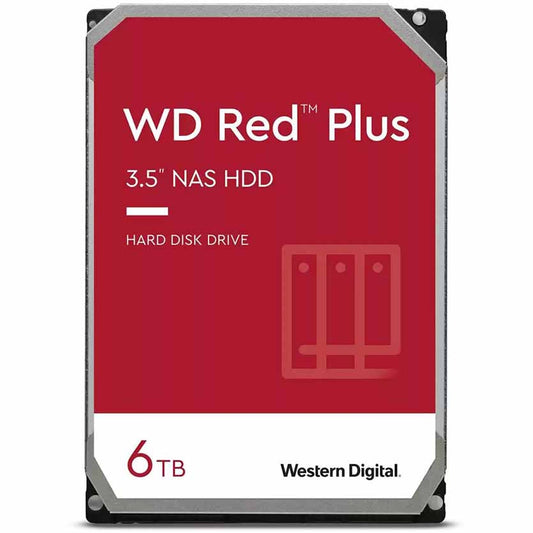 WD RED PLUS WD60EFPX 256MB NAS HDD 3.5″ 6TB SATA