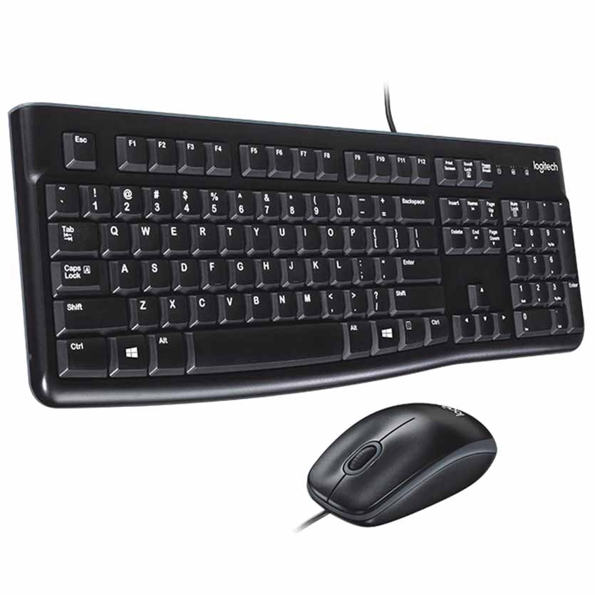 LOGITECH MK120 COMBO SET WIRED DESKTOP USB