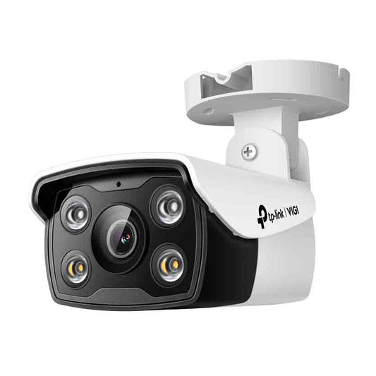 TP-LINK, C340(6mm) VIGI NETWORK CAMERA OUTDOOR FULL-COLOR BULLET 4MP 24H