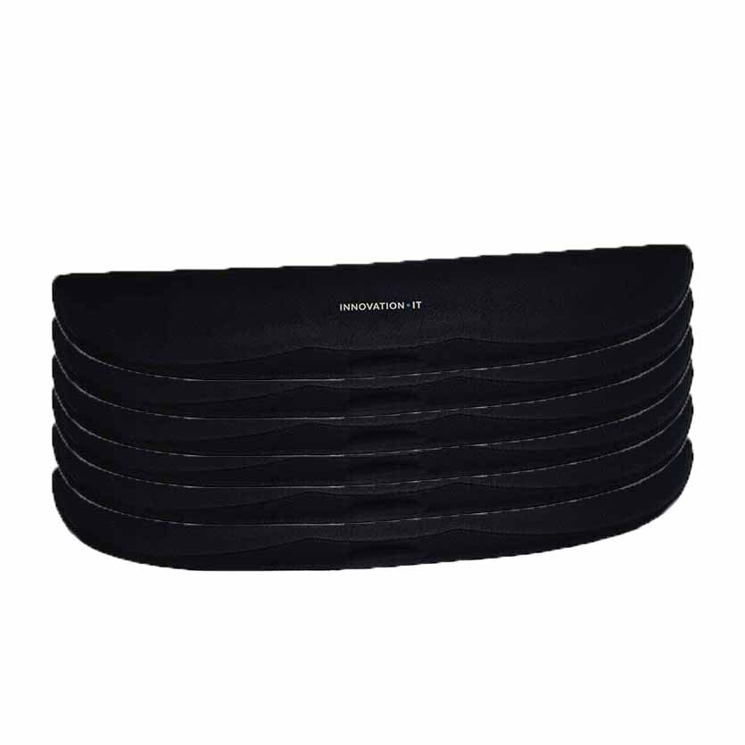 IT INNOVATION, 120845-5 5PCS KEYBOARD WRIST SUPPORT 490x90mm BLACK